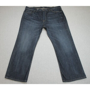 Lucky Brand Jeans Mens 44 X 30 Blue 181 Relaxed Straight Cotton Blend Stretch